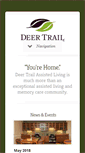 Mobile Screenshot of deertrailassistedliving.com